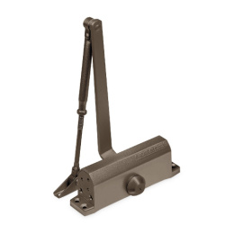 Доводчик дверной Notedo DC-090 Bronze со складным рычагом, от 60 до 120кг, от -38 до +60 °С, бронза Notedo 40540