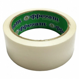 Скотч (клейкая лента) цветной 48мм х 50м х 43мкм белый Фрегат 8760