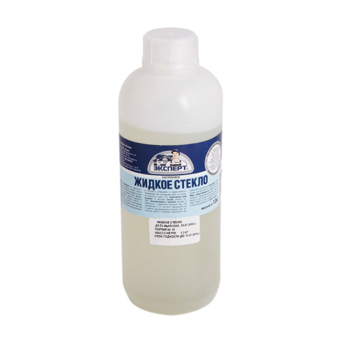 Жидкое стекло  1,3кг Эксперт