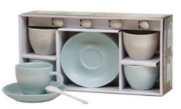 Набор чайный фарфоровый 12 предметов 180мл на 4 персоны Элитный вкус, в п/у КерамСтрой RS097/4655