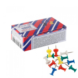 Кнопки силовые гвоздики  50шт. 8,5мм Attomex, цветные 4132315