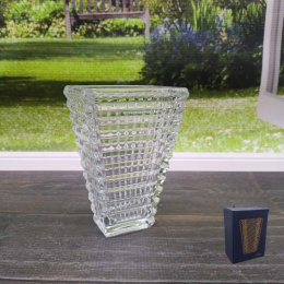 Ваза для цветов стеклянная пирамида h-14,2см Радужный Дом РД20198