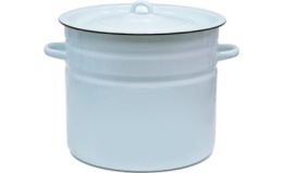 Бак эмалированный 24л с металл. крышкой без декора Магн Эмаль Магнитогорск 2828