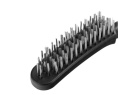 Щетка 6-рядная металлическая, пластиковая ручка Sparta 748685