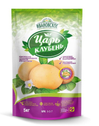 Удобрение для картофеля Царь клубень 5кг органо-минеральное Фермерское Хозяйство Ивановское