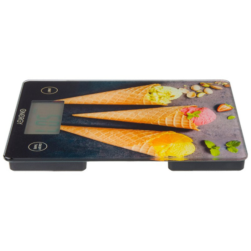 Весы кухонные электронные до 10кг EN-433C, стеклянные Energy 110074