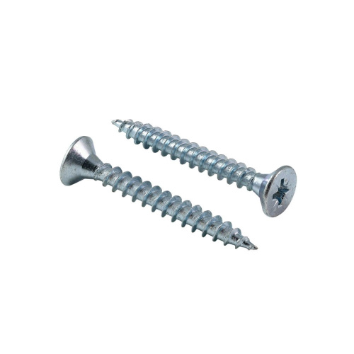 Шуруп 3,0х40 для дерева, потай, белый цинк 377-3040б