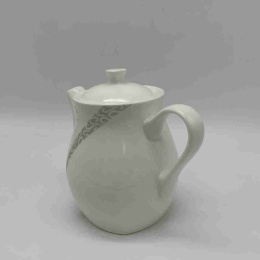 Чайник заварочный фарфоровый 0,50л белый Радужный Дом РД74930