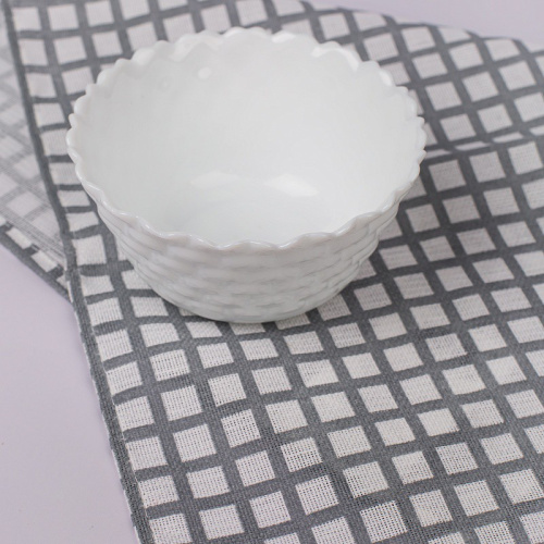 Салатник стеклокерамический 120мм/270мл White Pars Opal PO-720P