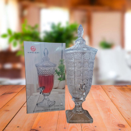 Диспенсер для напитков (лимонадница) стеклянный 2,0 л, в п/у арт. 1901 Радужный Дом РД17495