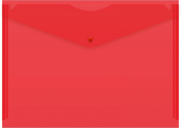 Папка с кнопкой А4 0.12 Silwerhof, красная SE-PK120/RED