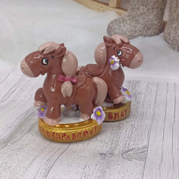 Фигурка декоративная Лошадь 6х8,5х5см Радужный Дом РД17815