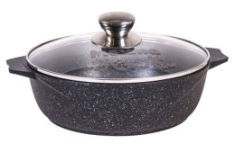 Жаровня алюминиевая литая с антиприг. покрытием Гранит Star 4л со стеклян. крышкой с металл. ручками Мечта 34803