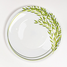 Тарелка стеклокерамическая мелкая 255мм Oila Pars Opal PO-250-925