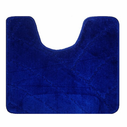 Коврик напольный для туалета U-type на латекс. основе  50х 60см толщина 11мм, морская волна Banyolin