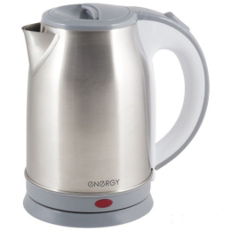 Чайник электрический 1,8л 1500Вт, E-202, нержавеющая сталь, диск, стальной Energy 004687