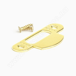 Ответная планка 504.18(22)(80 мм) золото с заходом "Н-М" 52015