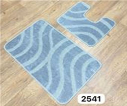 Комплект ковриков напольных для ванной и туалета на латекс. основе Maximus Классик 2пр. 50х 80см/40х50см, св.серый Confetti  541