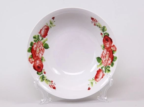 Салатник фарфоровый 180мм/650мл Чайная роза 2 1029089