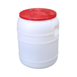 Бочка  35л пластиковая пищевая круглая, горловина d-25см Альтернатива М391