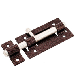 Задвижка дверная Секрет ЗД-01, круглый ригель, медь Секрет 42070