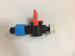 Кран для капельной ленты стартовый с резинкой SL-003