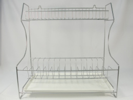 Тарелосушка крашеная (хром) с поддоном универсальная Юнитрейд тнп-2.3/1638