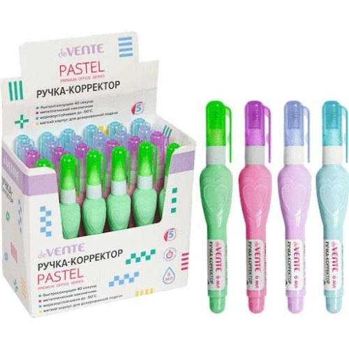 Корректирующая ручка  6мл Devente Pastel 4061115