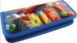 Пенал однокамерный Lamark Сказочные домики, на молнии 128/7155408  PB0057-09