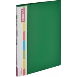 Папка с зажимом Attache F611/07, 17мм, зеленая 33178