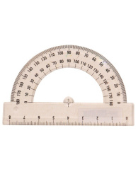 Транспортир 180  8см ТР-9570