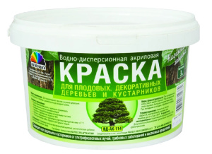 Краска в/д для садовых деревьев акриловая 3 кг 17969