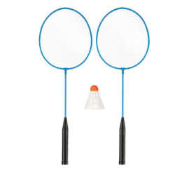 Набор для игры в бадминтон: 2 ракетки металлические, волан, в сетке Ecos BS-01/105036