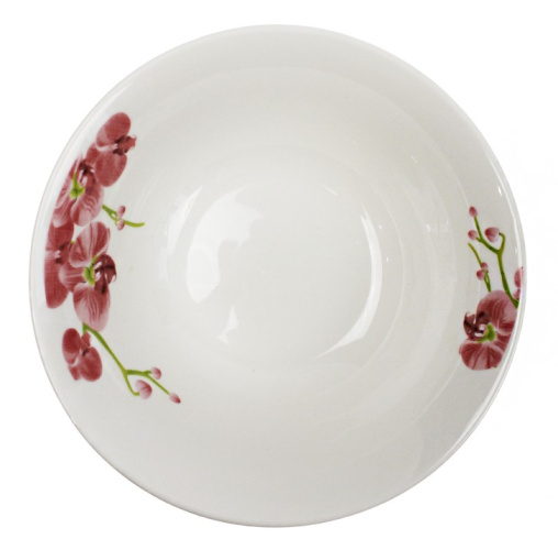 Салатник фарфоровый 175мм/550мл Орхидея Фокус с7-88837ц