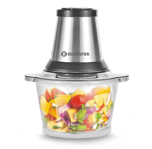 Измельчитель электрический 600Вт, 2л, серебристый Eurostek EMC-GN05G
