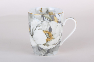 Кружка фарфоровая 360мл Fiori Коралл M91B