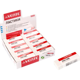 Ластик Devente Dust-Free, прямоугольный, белый 4070702