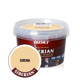 Шпатлевка по дереву акриловая Siberian сосна  0,8кг -20С° Husky