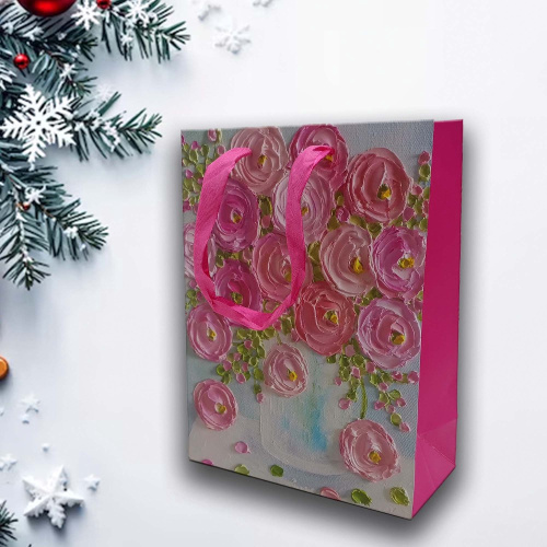 Пакет подарочный бумажный 18х23х8см ламинированный Радужный Дом РД21232