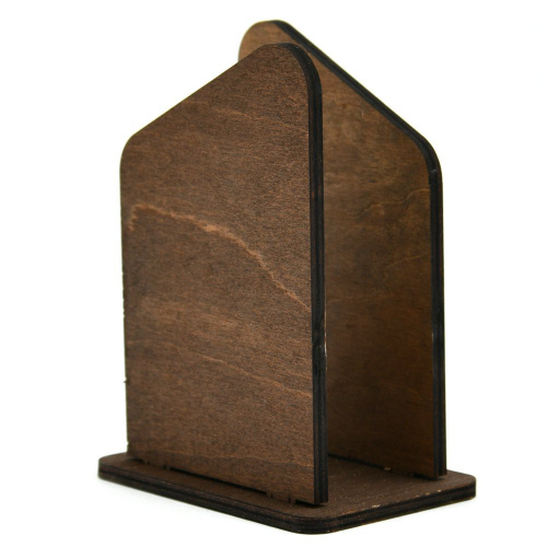 Салфетница деревянная 12х8х15,5 Мустанг Мультидом МТ88-536