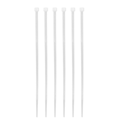 Хомуты пластиковые 200х3,6мм 100шт., белые Сибртех 45527