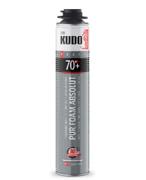 Пена монтажная Kudo Proff Absolut Xpress 70+, полиуретановая, профессиональная, 1000мл KUPP10SX70+