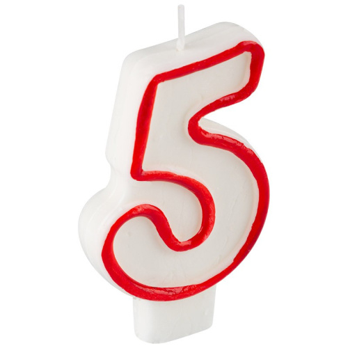 Свеча-цифра 5 Волшебная страна 312521