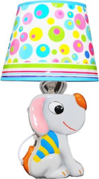 Лампа настольная детская с абажуром, h-33см Радужный Дом РД 58986