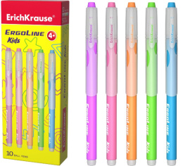 Ручка шариковая ErichKrause Ultra Glide Ergoline Kids, синяя, 0,7мм 41539