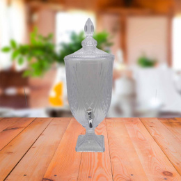 Диспенсер для напитков (лимонадница) стеклянный 5,0 л, в п/у арт. 1706 Радужный Дом РД17532