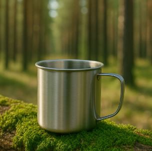 Кружка из нержавеющей стали 0,66л 10см Vetta 832-033