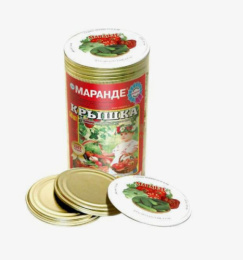 Крышка для консервирования метал. СКО 1-82 49+1 толщина металла - 0,2мм, внутр. покрытие - лак Маранде