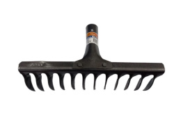 Грабли витые 12 зубьев из рельсовой стали без черенка, Home Mawipro MW-2724