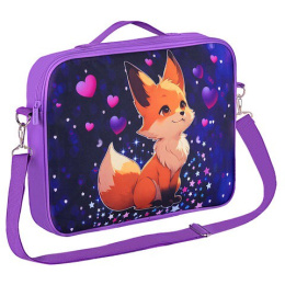 Папка-портфель детский Brauberg Kids Fairy Fox, с плечевым ремнем 273317